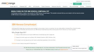
                            8. Single Sign On(SSO) solution for IBM Kenexa CompAnalyst ... - Companalyst Portal