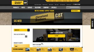 
                            4. SIS Online Login - Cleveland Brothers Cat - Cat Sis Login Id Password