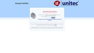 
                            7. Sistema de Autenticación - UNITEC - Unitec Blackboard Portal