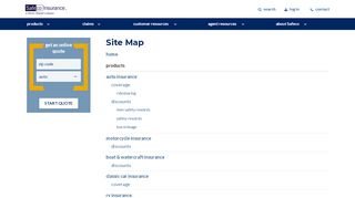 
Site Map | Safeco Insurance
