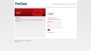 
                            1. Site name - Pay Stub Portal - First Data Pay Stub Portal