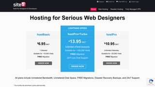 Site5 Web Hosting  Hosting for Web Designers & Developers