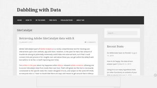 
                            5. SiteCatalyst – Dabbling with Data - Https Sc Omniture Com Portal
