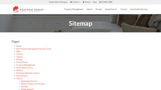 
                            7. Sitemap - Westrom Group Property Management - Westrom Group Tenant Portal