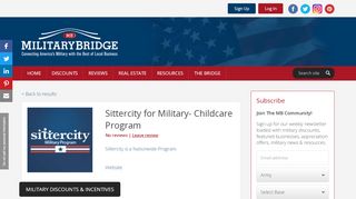 
                            8. Sittercity for Military- Childcare Program - Business ... - Sittercity Military Portal