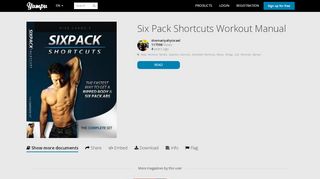 
                            9. Six Pack Shortcuts Workout Manual - Yumpu - Six Pack Shortcuts 2 Portal