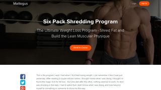 
                            1. Six Pack Shredding Program | Mattogus - Six Pack Shredding Login