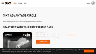 
                            3. SIXT Cards - Sixt Car rental - My Sixt Portal