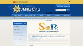 
SkillPro | Florida Department of Juvenile Justice
