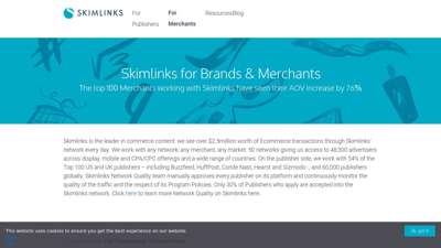 
                            5. Skimlinks for Brands & Merchants
