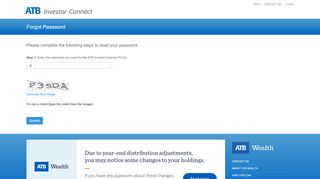 
                            2. Skip Navigation Links Forgot Password - ATB Investor Connect - Atb Investor Connect Login