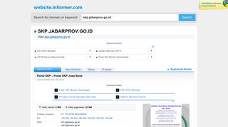 
                            4. Skp.jabarprov.go.id - Website Informer - Skp Jabarprov 9001 Web Login