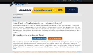 
Skylogicnet.com Speed Test - TestMy.net

