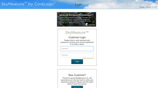 SkyMeasure™ Login - Skymeasure Login