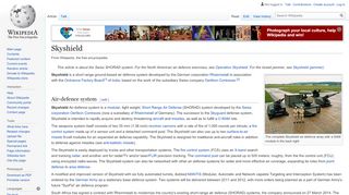 
                            1. Skyshield - Wikipedia - Skyshield Portal