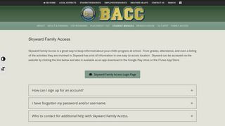 
                            5. Skyward Family Access – BACC - Skyward Portal Coldwater