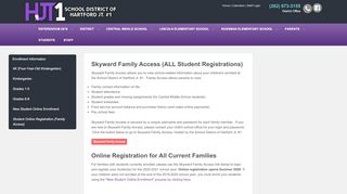 
                            8. Skyward Family Access | School District of Hartford - Skyward Lincoln Portal