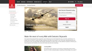 
                            2. Skywards | Emirates Airline - Emirates Airlines Membership Portal