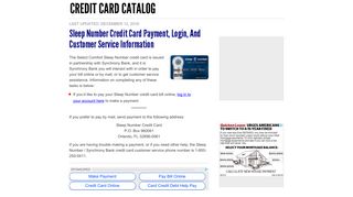 
                            9. Sleep Number Credit Card Payment, Login, and Customer ... - Sleep Number Bed Credit Card Portal