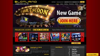 Slotland - Play Premium Online Slots and Win Real Money Now - Slotland Mobile Casino Portal