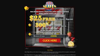 
                            8. Slots Village Casino | Exclusive $25 Free No Deposit Bonus - Slots Village Sign Up