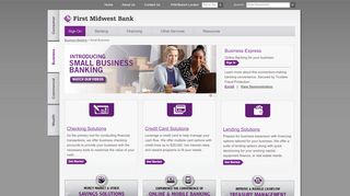 
                            4. Small Business - First Midwest Bank - First Midwest Bank Business Portal