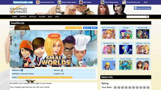 
                            6. SmallWorlds - Virtual World Games 3D - Smallworlds Portal Home Page