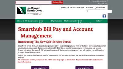
                            2. Smarthub Bill Pay and Account Management - sbec.org