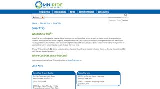 
                            3. SmarTrip - OmniRide - Metrocard Dc Portal