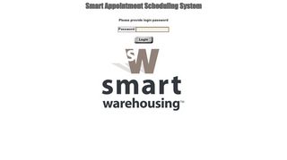 
                            3. SmartWarehousing Scheduling - Smart Warehousing Portal