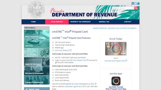 
                            5. smiONE Visa Prepaid Card - Florida Dept. of Revenue - Platinum Smione Card Portal