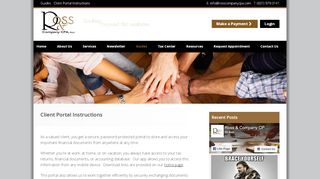 Smithtown, NY CPA Firm | Client Portal Instructions Page ... - Accountants Office Payroll Relief Portal