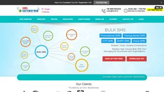 
                            6. SMSGATEWAYHUB: #1 Enterprise Bulk SMS Services Provider