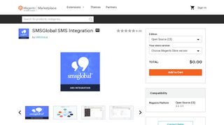 
                            8. SMSGlobal SMS Integration - Magento Marketplace - Smsglobal Sign Up