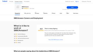 
                            2. SMX/Amazon Careers and Employment | Indeed.com - Smx Amazon Portal