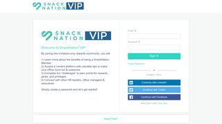 
                            3. SnackNation VIP - Snacknation Sign In
