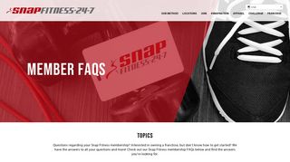 
Snap Fitness 24-7 Membership FAQ  
