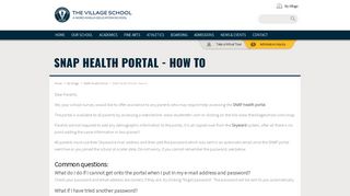
                            5. SNAP Health Portal - How to - Nord Anglia Education - Snap Health Portal