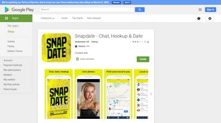 
                            3. Snapdate - Chat, Hookup & Date - Apps on Google Play - Snapdates Login