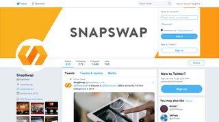 
                            5. SnapSwap (@SnapSwap) | Twitter - Snapswap Portal