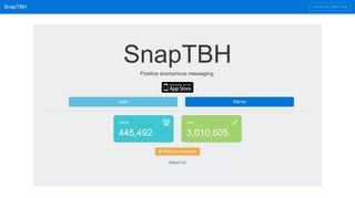 
                            2. SnapTBH: Home - Tbh Portal Snapchat