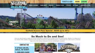 So Much to Do and See! - Silverwood Theme Park