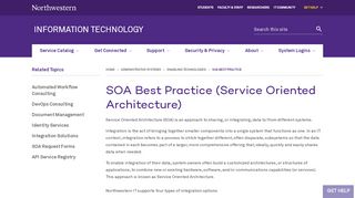 SOA Best Practice (Service Oriented Architecture): Information ... - Soa Portal