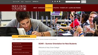 
                            8. SOAR - Summer Orientation for New Students - Holy Cross ... - Hcc Orientation Sign Up