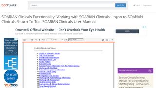 
                            4. SOARIAN Clinicals Functionality. Working with SOARIAN ... - Soarian Clinicals Portal