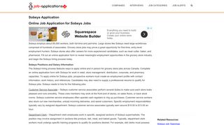 
                            6. Sobeys Application: Canada Jobs & Careers - Sobeys Careers Portal