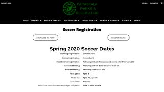 
                            4. Soccer Registration Pataskala Parks & Rec - Pataskala Soccer Sign Up