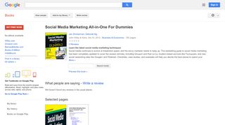 
                            9. Social Media Marketing All-in-One For Dummies - Kaboodle Portal