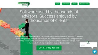 
                            1. Social Security Timing in the Portal | Covisum - Social Security Timing Advisor Portal