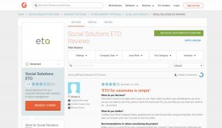
                            5. Social Solutions ETO Reviews 2019 | G2 - G2 Crowd - Eto Portal Social Service